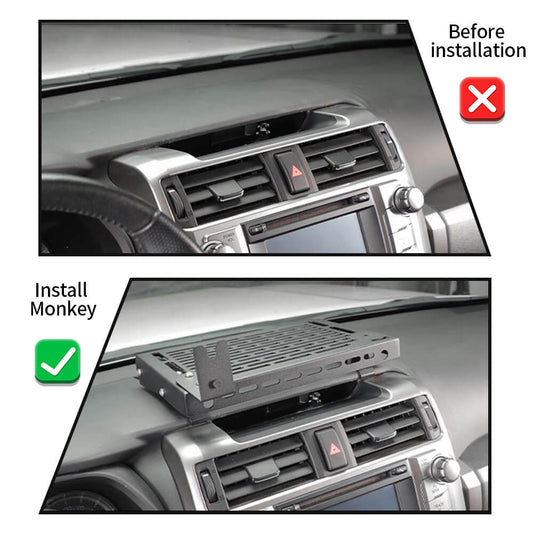 For 2010-2023 Toyota 4Runner Center Console Dashboard Holder Expanded Bracket Rack