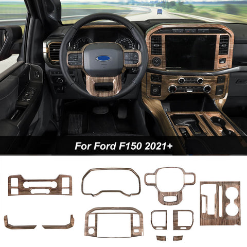 11 x Interior Decoration Trim Kit For 2021+ Ford F150｜CheroCar  ( Don't fit F150 2023 hybrid ）