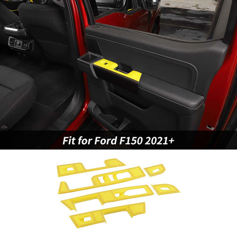 Window Lift Switch Panel Frame Trim Cover For Ford F150 2021+ Accessories | CheroCar