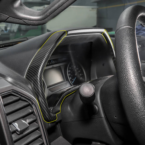 For 2015-2020 Ford F150 Interior Center Console Gear Shift Trim Cover Kit