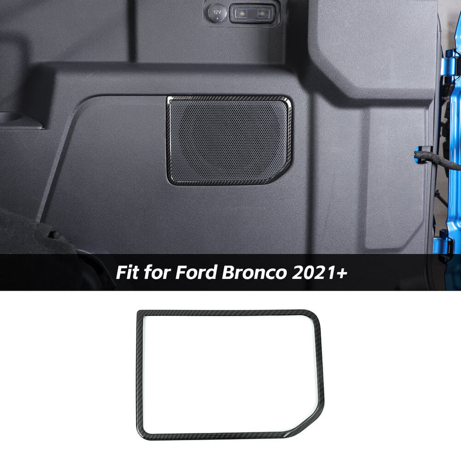 For 2021+ Ford Bronco Rear Cargo Trunk Speaker Horn Trim Cover Decor