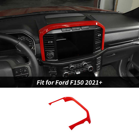 Central Control Navigation Cover Trim Frame For Ford F150 2021+ Accessories | CheroCar