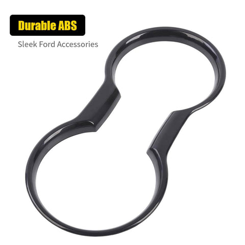 For 2015-2023 Ford Mustang Front Water Cup Holder Decoration Cover Trim Frame