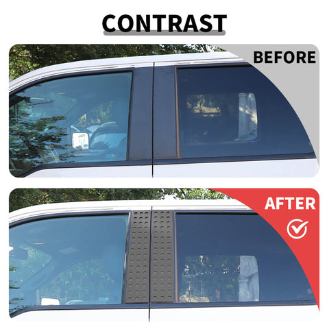 For 2009-2014 Ford F150 Raptor Car Window Center Pillar Post Panel Cover Trim