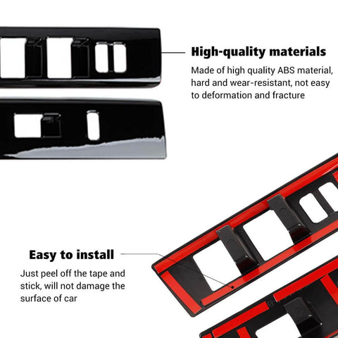 For 2010-2023 Toyota 4Runner Window Lift Switch Button Panel Cover Trim