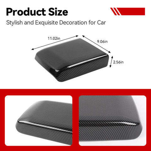 For 2024+ 4Runner Interior Central Armrest Box Decoration Panel Trim Cover