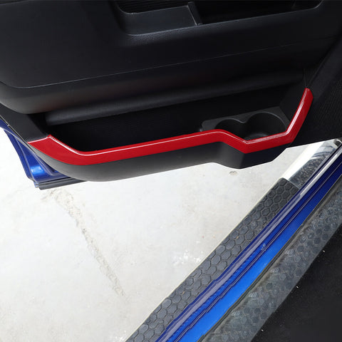 For 2010-2017 Dodge RAM Interior Front Door Storage Box Cover Trim Strips