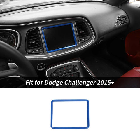 Inner Central GPS Navigation Trim For Dodge Challenger 2015+ Real Accessories | CheroCar