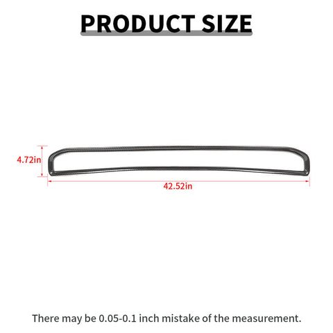 For 2018+ Dodge RAM Front Bumper Grille Cover Trim Decor Frame