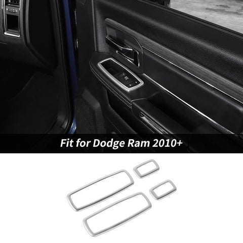 For 2011+ Dodge Charger/Durango/2010+ Ram Window Switch Button Cover Trim Decor Frame