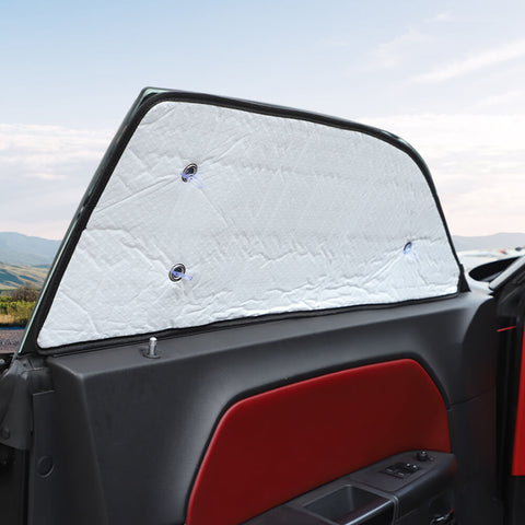 For 2009-2014 Dodge Challenger Car Window Sunshade Visors Full Set UV Block Cover