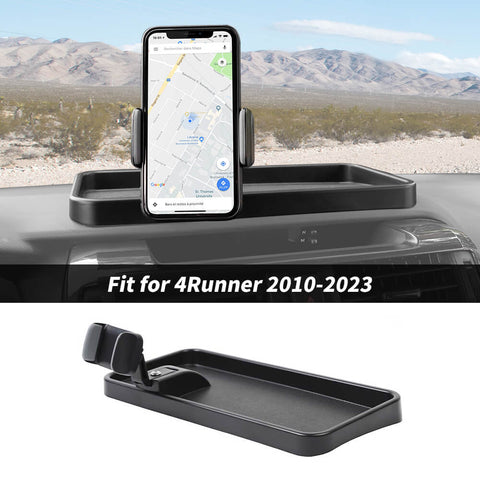 For 2010-2023 Toyota 4Runner Center Console phone Holder Mount Bracket With Storage Box Tray