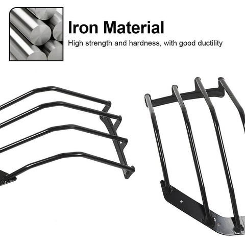 For 2014-2023 Toyota 4Runner Black Rear Tail Light Guard Cover Protect Trim