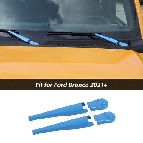 Front Windshield Rain Wiper Blade Cover Trim For Ford Bronco 2021+ Accessories | CheroCar