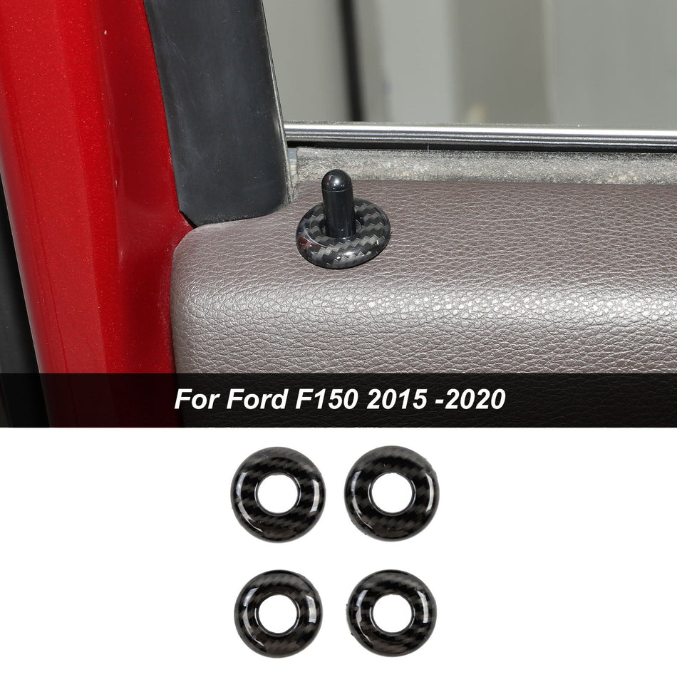 For 2015-2020 Ford F150 Interior Door Lock Pin Cover Trim