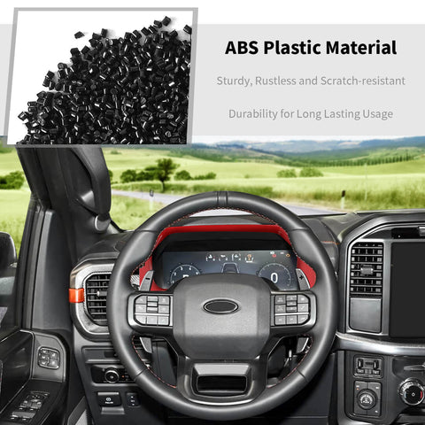 For 2024+ Ford F150 Raptor Dashboard Instrument Display Panel Trim Cover Decor