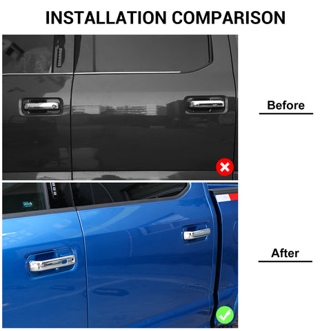 Side Door Handle Decoration Cover Trim For Ford F150 2015-2020｜CheroCar