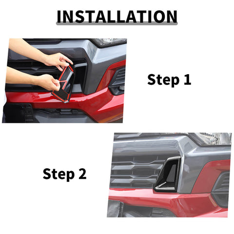 For 2024+ Chevy Colorado Front Bumper Grille Air Outlet Cover Trim