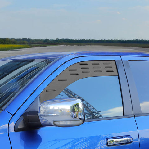 For 2009-2017 Dodge RAM Front Rear Window Glass Louver Ventilation Panel Air Vent Plate