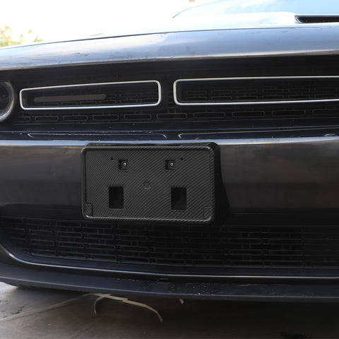 For 2010+ Dodge Challenger Front License Plate Holder Bracker Base