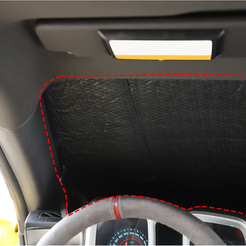 For 2010-2015 Chevy Camaro Windshield Sun Shade Front Window Shade Sun Visor UV Block