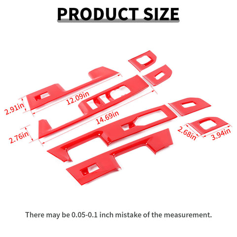 For 2021+ Ford F150 Interior Window Lift Switch Panel Cover Trim