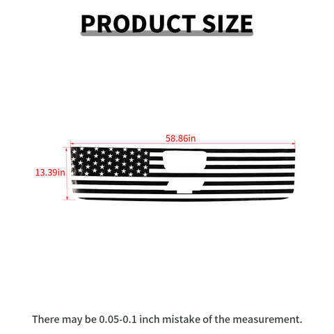 For 2007-2013 Chevy Silverado Rear Trunk Door Tailgate Sticker Trim Cover