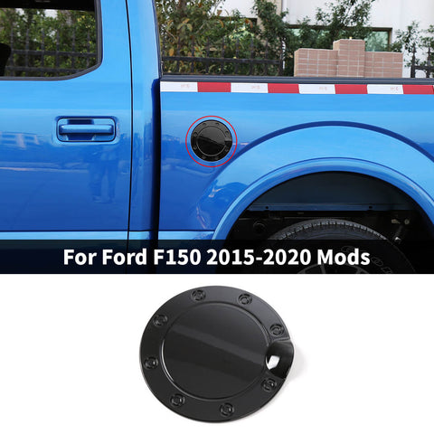 For 2015-2020 Ford F150 Exterior Door Fuel Tank Cover Filler Gas Cap Trim