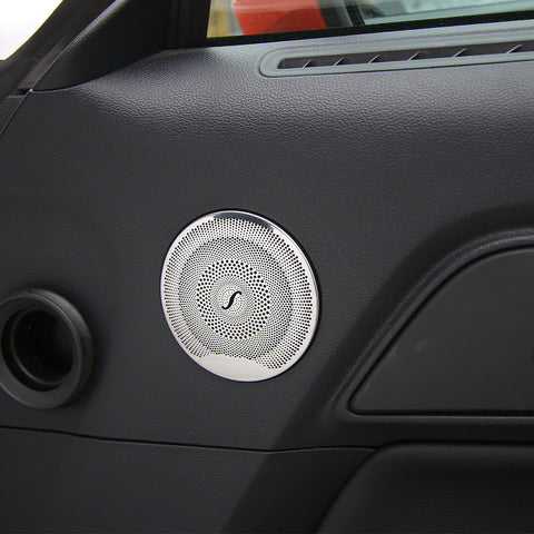 For 2015-2023 Ford Mustang Door A-pillar Speaker Panel Cover Trim Accessories