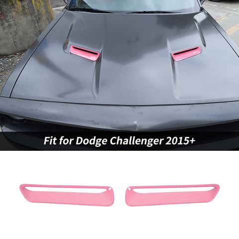 Hood Scoop Air Vent Ring Trim Decor Cover for Dodge Challenger SXT 2015+ Accessories｜CheroCar