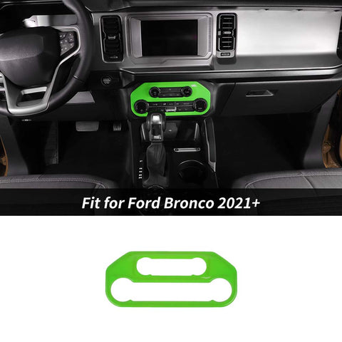 Air Conditioner Switch Panel Cover Trim Bezels For Ford Bronco 2021+ Accessories | CheroCar