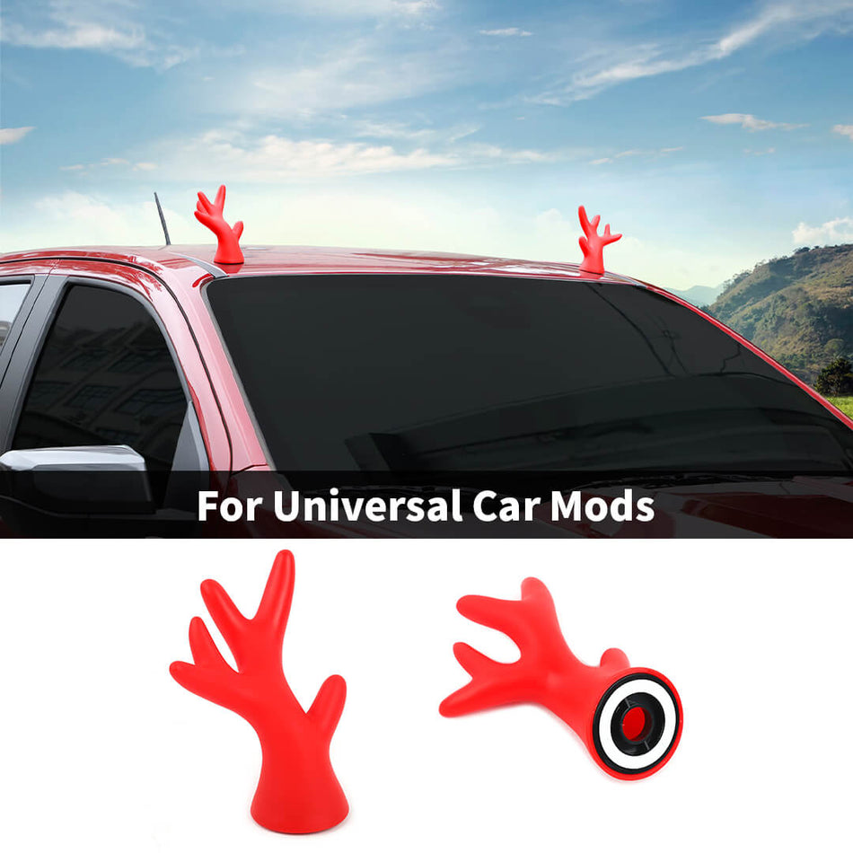 For Universal Car Exterior Car Top Cute Sticker Decor Accessories (2 pcs)