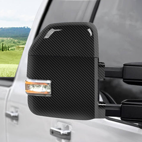 For 2017-2023 Ford F250/F350/F450/F550 Full Rearview Mirror Shell Towing Trim Cover