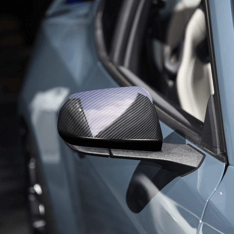 For 2015+ Ford Mustang Rear Side View Mirror Cover Shell Trim