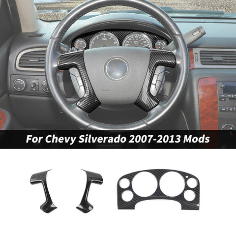 For 2007-2013 Chevy Avalanche/Suburban/Tahoe/Siverado/GMC-YUKON/SIERRA Steering Wheel/Instrument Panel Trim Cover Kit