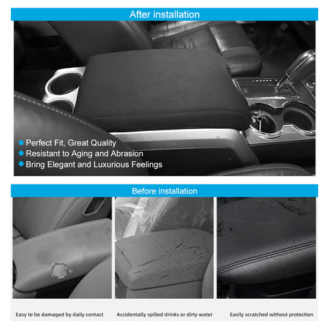 Center Console Armrest Pad Soft Cover For 2009-2014 Ford F150｜CheroCar