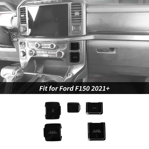 5 x Interior Control Power Socket Cover Trim For Ford F150 2021+ Accessories | CheroCar