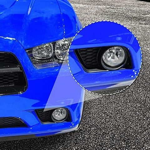 For 2011-2014 Dodge Charger Front Bumper Fog Light Lamp Cover Trim