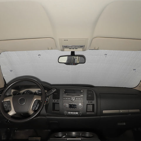 For 2007-2013 Chevy Silverado/GMC-SIERRA Windshield Sunshade Sun Shade Heat Shield Window Sun Visor Mat