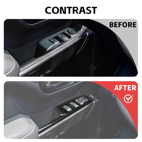 For 2019-2021 Chevy Silverado 24 x Inner Center Console Dash Cover Trim kit