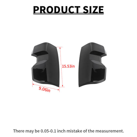 For 2023+ Chevy Colorado Smoked Black Rear Taillight Light Lamp Cover Trim