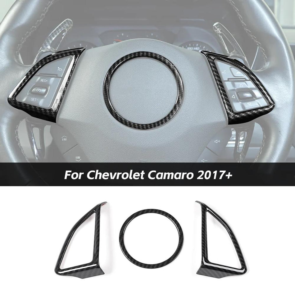 For 2017+ Chevrolet Camaro Steering Wheel Cover Trim
