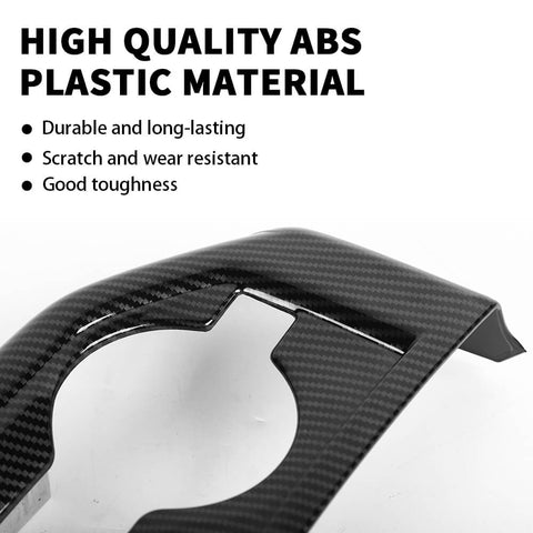 For 2018+ Dodge Ram Rear Row Cup Holder Panel Cover Trim
