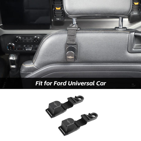 2 x Car Headrest Back Hook Hanger For Universal Car Accessories | CheroCar