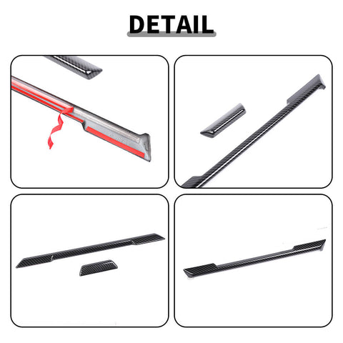 For 2022+ Chevy Silverado Interior Center Console Dash Panel Trim Overlay