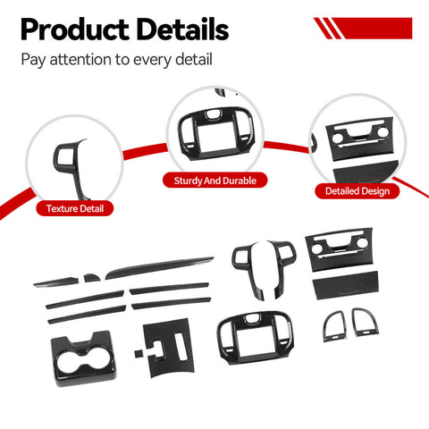For 2011-2014 Chrysle 300/300C Interior Center Console Decoration Cover Trim Kit