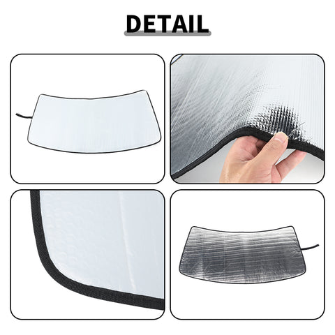 For 2016+ Chevy Camaro Windshield Sunshade Sun Shade Heat Shield Sun Visor