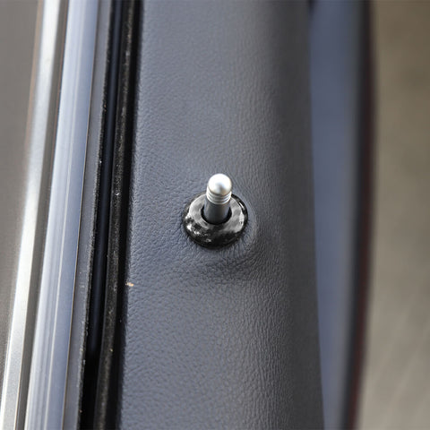For 2014+ Dodge Challenger Door Lock Pin Decor Cover Trim Ring