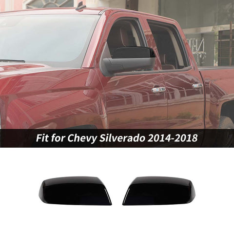 Side Rearview Mirror Decor Cover Trim For Chevy Silverado/GMC Sierra 2014-2018 Accessories | CheroCar