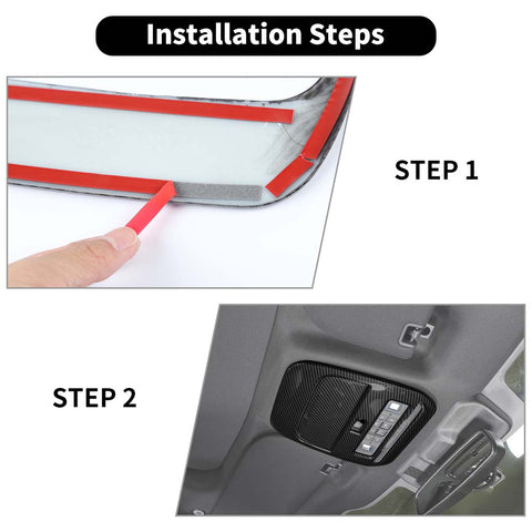 Front Roof Reading Light Lamp Panel Cover Trim For Ford F150 2021+ Accessories | CheroCar